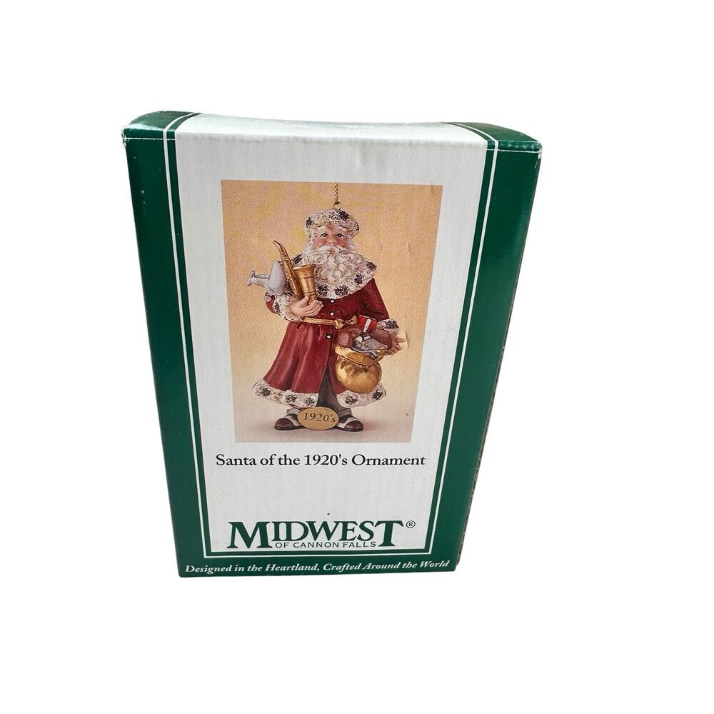Midwest Of Cannon Falls Santa Of The 1920’s Ornament 4" Holiday Figurine